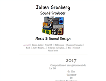 Tablet Screenshot of juliengrunberg.com